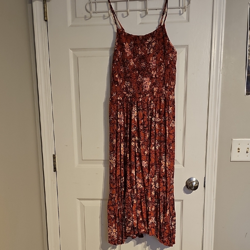 Maurices Red Floral Dress